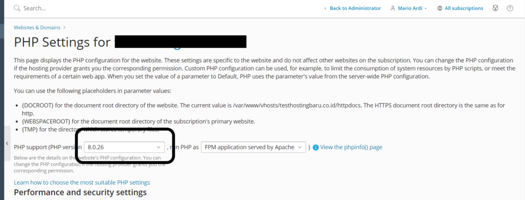 Panduan Mengganti Versi PHP Pada Plesk Control Panel - Panduan ...